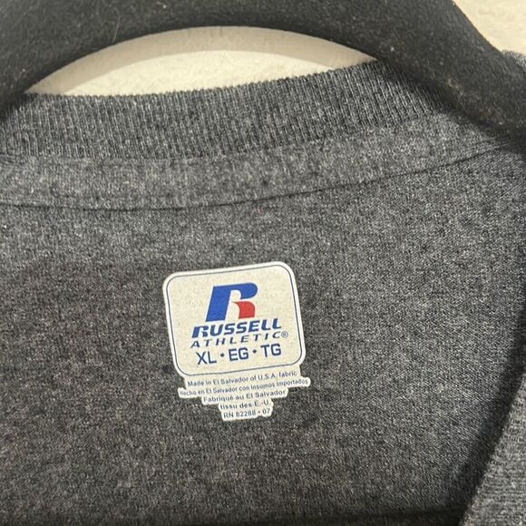 Russell Athletic Mens‎ Gray University of Delaware Long Sleeve T-Shirt Size XL - Picture 4 of 5